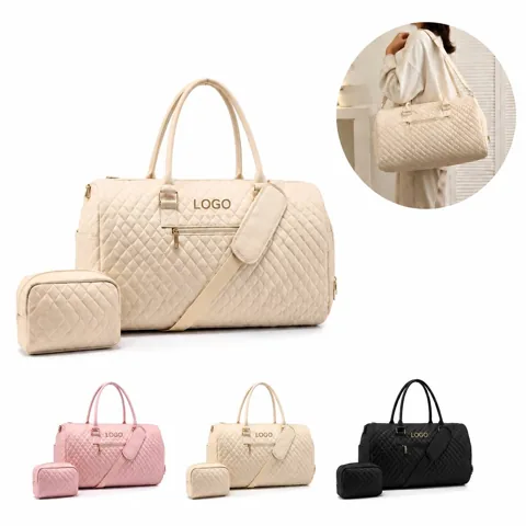 Women's Carry-On Travel Bag with Shoe Compartment & Laptop 1