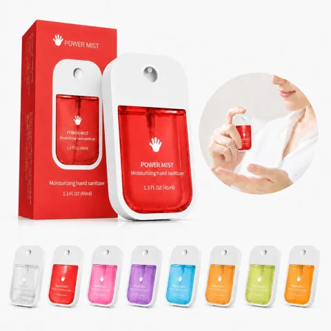 45ml Card-Style Alcohol Disinfectant Spray, TSA-Friendly 2