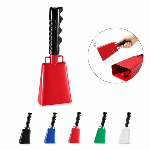 9 Inch Metal Cowbell Handheld Cheering Noisemaker 2