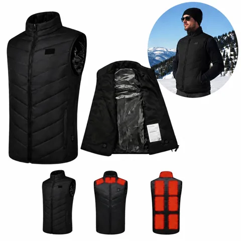 9-Zone Heated Vest with Rechargeable Battery for Outdoor 2