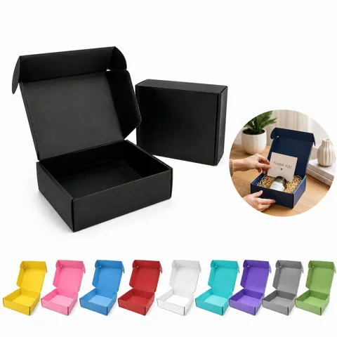 Durable Corrugated Cardboard Gift Box for Secure Shipping & 2