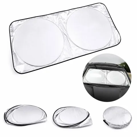 Foldable Reflective Car Sunshade for Windshield UV 2