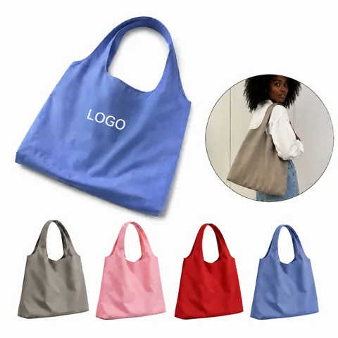Lightweight Stain-Resistant Canvas Tote Bag with Adjustable