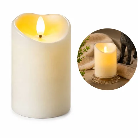 USB Flameless LED Votive Candles with Remote Control 2