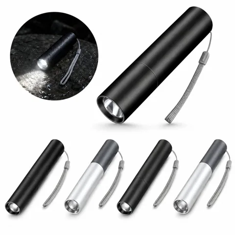 USB Rechargeable Mini Torch with Aluminum Body, Keychain 2