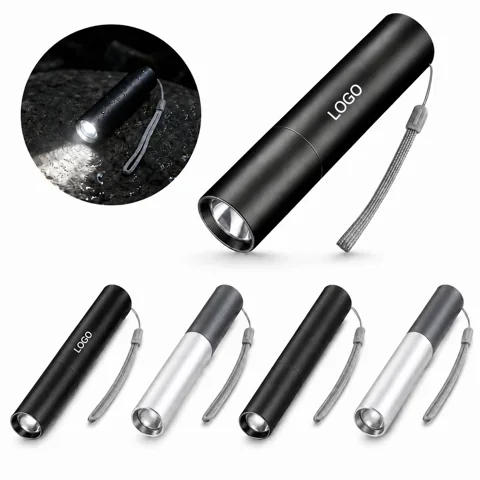 USB Rechargeable Mini Torch with Aluminum Body, Keychain