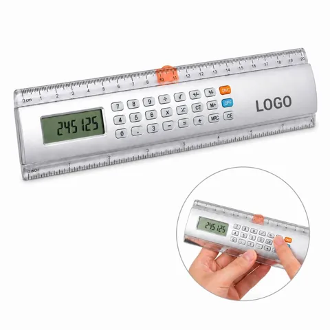 Multifunctional Ruler Calculator with Metric & Imperial