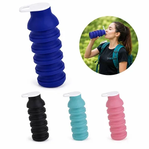 Outdoor Portable Water Bottle with Mountaineering Buckle 2