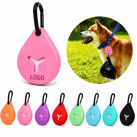 Hands-Free Poop Bag Holder with Carabiner Clip for Dog Walks