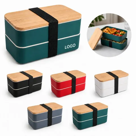 Eco Bento Lunch Box with Compartments for Work, School,