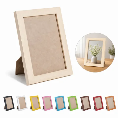 Natural Wood Picture Frame Set for Wall Gallery Display 2