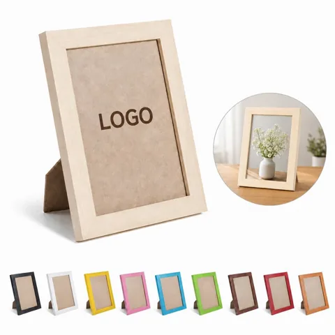 Natural Wood Picture Frame Set for Wall Gallery Display