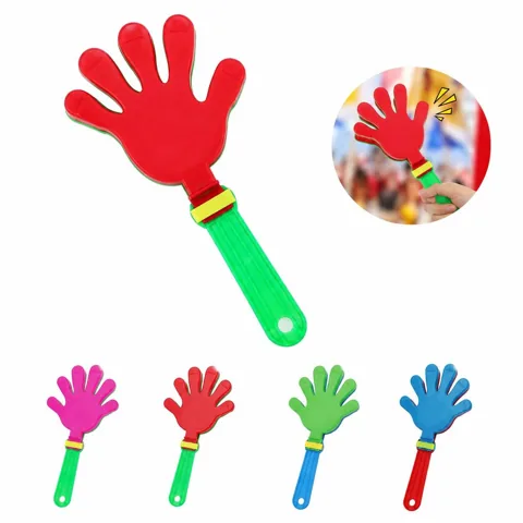 Hand-Shaped Plastic Clapper for Music Rhythm & Sound Effects 2
