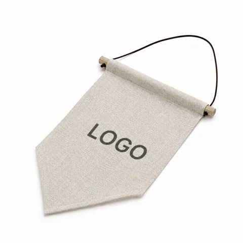 Linen Sublimation Triangle Flag Banner for Party & Event