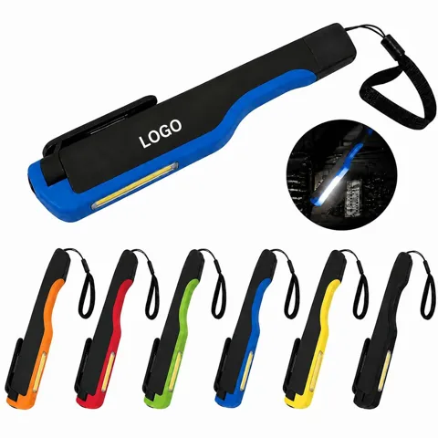 COB Flashlight Pen with Lanyard, Compact LED Light Bar for Everyday Use