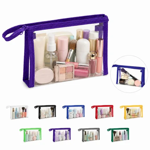Multicolor Transparent Waterproof PVC Travel Wash Bag 2