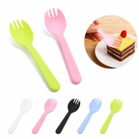 Individually Wrapped Disposable Plastic Spoons, Thickened, 2