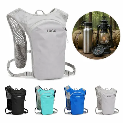 Adjustable Hydration Vest Backpack with Hands-Free Tube