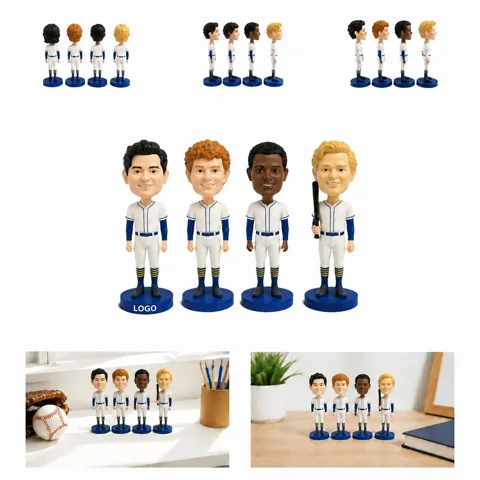 Custom Hand-Painted Resin Bobblehead Figurine, Personalized 1