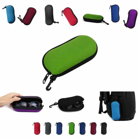 Neoprene Zippered Eyeglass Case for Scratch Protection 2