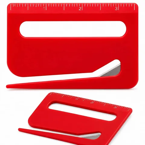 3-in-1 Letter Opener with Ruler & Magnifier for Office Use 2