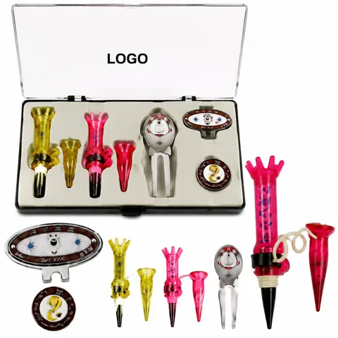 Premium Golf Gift Set with Divot Tool and Ball Marker