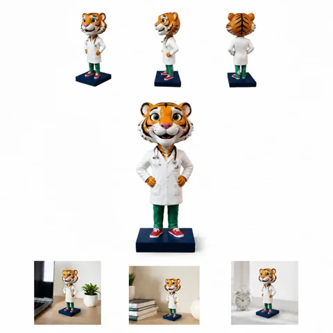 Custom Resin Bobblehead Figurine Drop-Tested Collectible 2