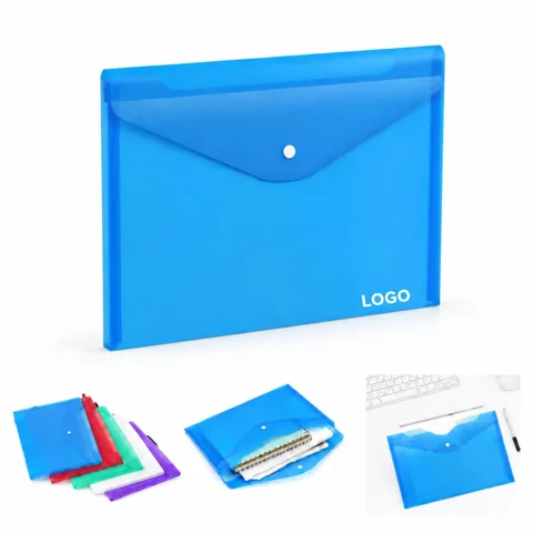 Clear Plastic Document Folder for A4 Letter Size