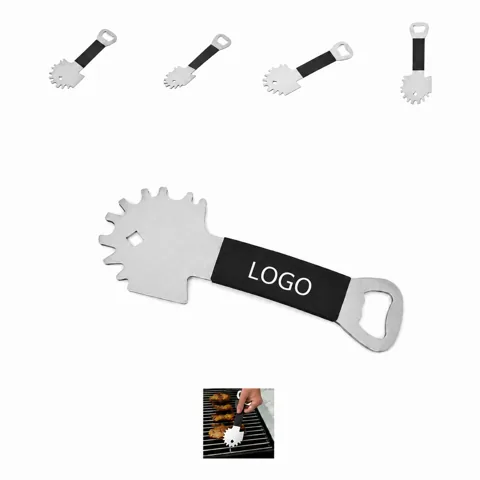 Stainless Steel BBQ Scraper for Gas & Charcoal Grills