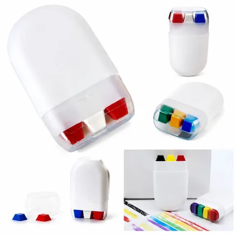 Patriotic Beeswax Face Paint Sticks for Festive Events 2