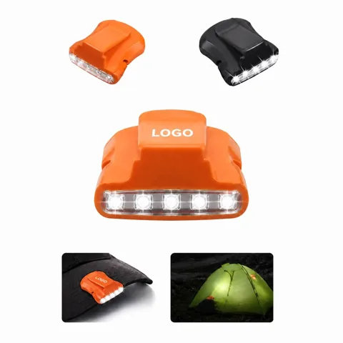 LED Hat Clip Light with Brightness Settings for Hands-Free