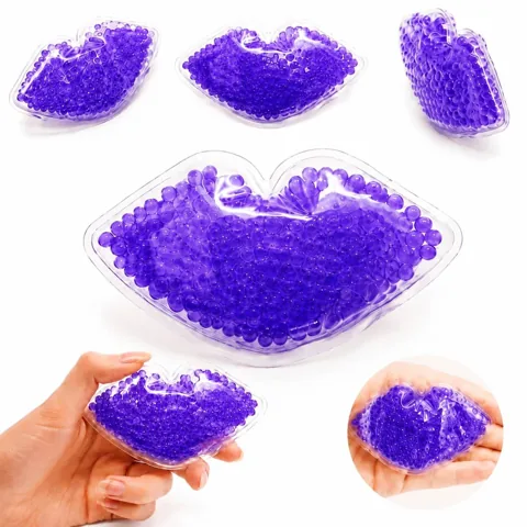 Reusable Hot & Cold Lip Gel Pack for Soothing Relief 2
