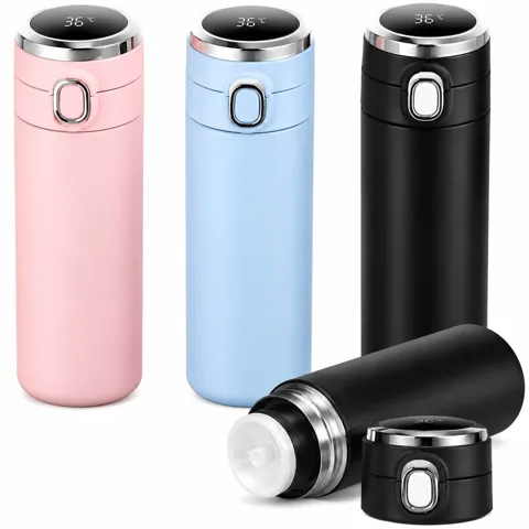 Smart LED Temp Display Tumbler 14oz with Touch Screen 2