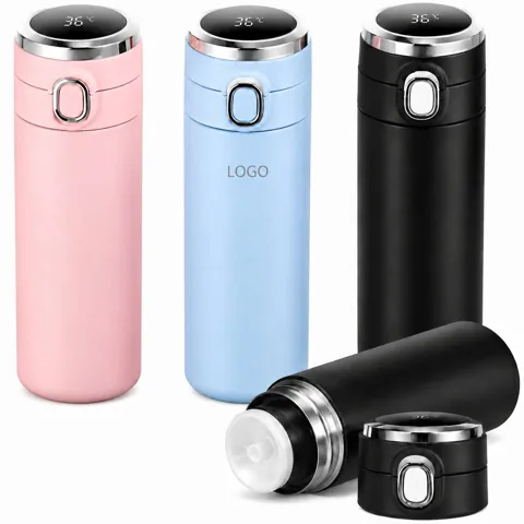Smart LED Temp Display Tumbler 14oz with Touch Screen