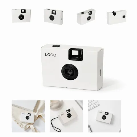 Disposable 35mm Film Camera with Built-in Flash, Single-Use