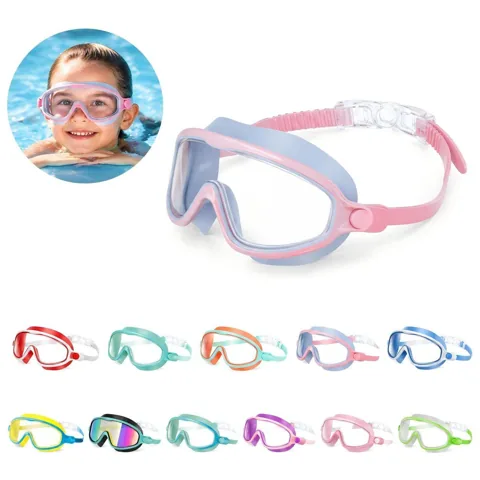 Anti-Fog Swim Goggles for Kids with UV Protection 2