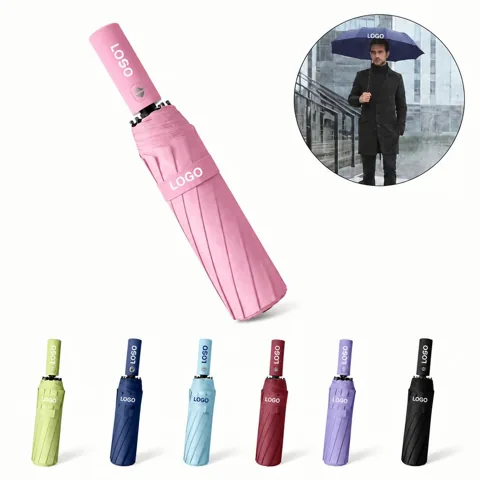 Compact Wind-Resistant Travel Umbrella for Rain 1