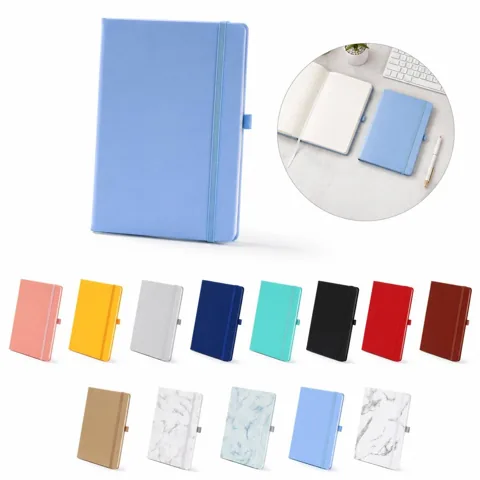 A5 Notebook with Pen and Elastic Band Closure 2