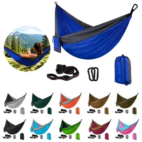 Outdoor Camping Hammock with Tree Straps for Hiking 2