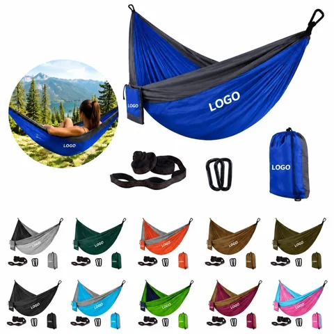 Outdoor Camping Hammock with Tree Straps for Hiking 1