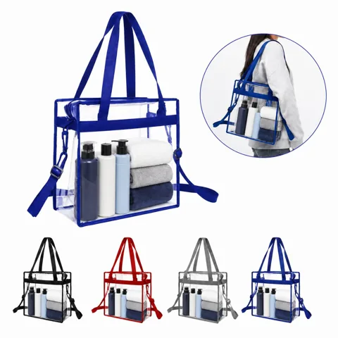 Clear Zipper Tote Bag for Everyday Secure Carry 2