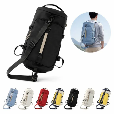 Water-Resistant Gym Bag with Dry Wet Compartments 2