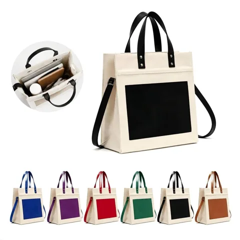 Personalized Spacious Canvas Tote for Daily Use 2
