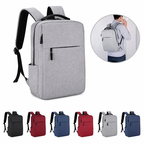 Water-Resistant Laptop Travel Backpack with USB 2