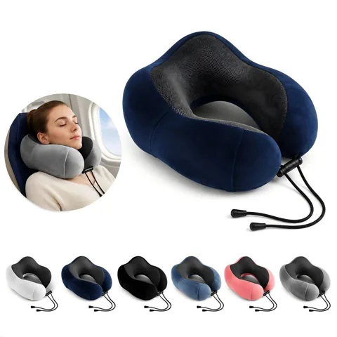 Ergonomic Memory Foam Neck Pillow for Travel 2