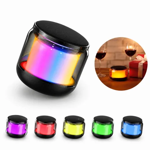 Portable Wireless Speaker with LED Rhythm Lights 2