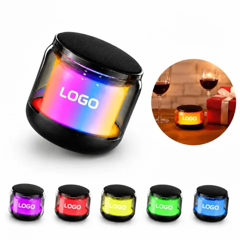 Portable Wireless Speaker with LED Rhythm Lights 1