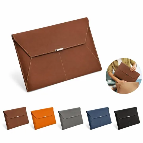 Magnetic PU Leather Document Organizer Case 2
