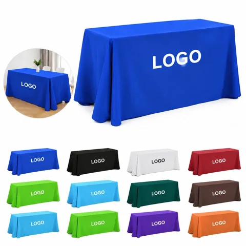6Ft Wrinkle-Resistant Draped Table Cover for Events 1