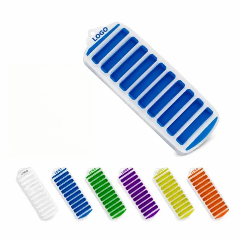 Flexible Silicone Trays for Long Narrow Ice Sticks 1